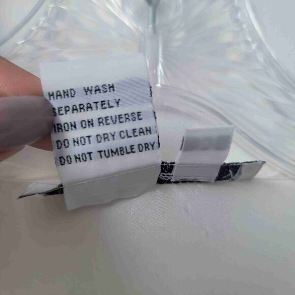 VINTAGE NINETY White Cotton Linen Embroidered Long Sleeve Tunic Size Medium - Picture 4 of 6